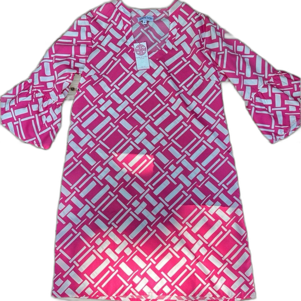 Buckhead Bettie’s Hot Pink Tunic Dress NWT Sz M